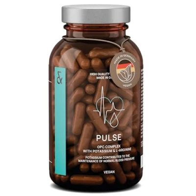 Image de OPC Complexe Cardio Tonus Extrait de pépins raisin avec 650mg d&#039;OPC par dose, L Arginine, Ail noir &amp; Potassium pour la tension arterielle 120 Gelules