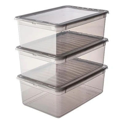 Image de keeeper Boîtes de Rangement avec Système Air Control, Lot 3 pièces, x 11 l, Bea, Transparent
