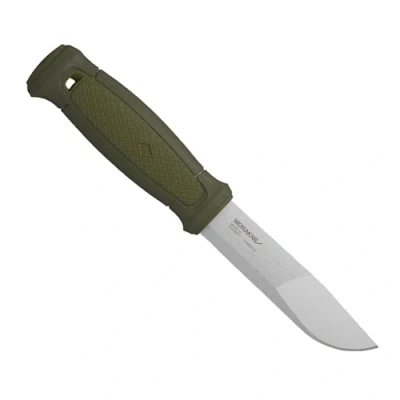 Image de Morakniv Mora KANSBOL Couteau de Ceinture en Acier Sandvik 12C27, antirouille, poignée Plastique TPE, Fourreau carquette, système Fixation, Multicolore, Taille Unique