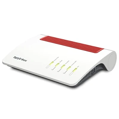 Image de FRITZ!Box 5590 Fiber routeur sans fil Gigabit Ethernet Bi bande (2,4 GHz / 5 GHz) Blanc