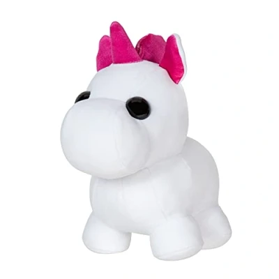 Image de Adopt Me! Peluche de Collection 15 cm Licorne Douce et câline Directement inspirée du Jeu n 1, Jouets pour Enfants