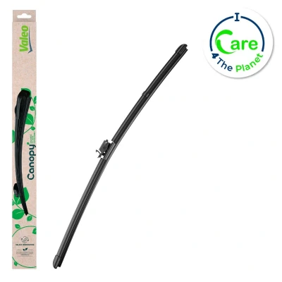 Image de Balai d&#039;essuie glace Valeo Canopy 583963 550mm plat, caoutchouc d&#039;essuyage composé de &gt;80 % matériaux durabl.