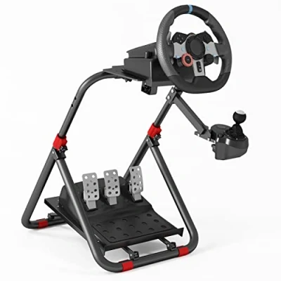 Image de DIWANGUS Support de Volant, Assemblage Rapide Adapté aux Modèles Logitech G923 G920 G29 G27 G25, Volant Pliable Thrustmaster T248X T248 T300Rs TX T150 PS4 PS5