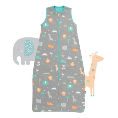 Image de schlummersack Slumbersac gigoteuse été pour enfant 1.0 Tog légère et douce, 100% coton, 110 cm, Safari Turbulette confortable respirante idéale &amp; printemps