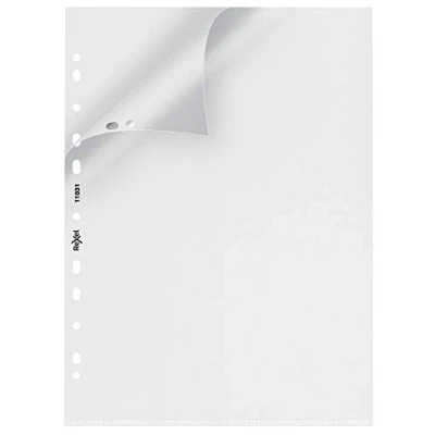 Image de Rexel Réf 11031 Nyrex Pochette perforée Ouverture coin Transparent A4 Lot de 25