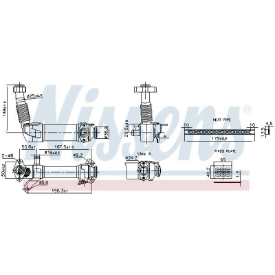 Image de NISSENS 989280 Refroidisseur EGR sans bypass de dépression BMW: 3 Berline, 1 5 portes, X3