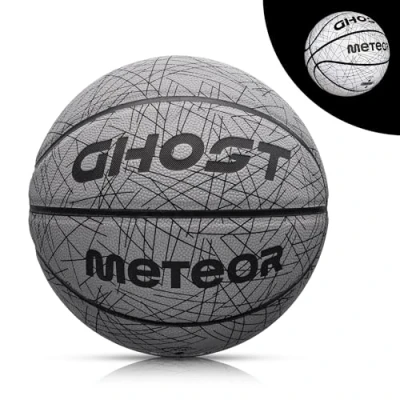 Image de meteor Ballon de Basket Ball Fluo Glowing Layup Taille 7 Jeunesse Femmes Hommes Idéal pour Les Mains des Enfants l&#039;entraînement Extérieur Intérieur