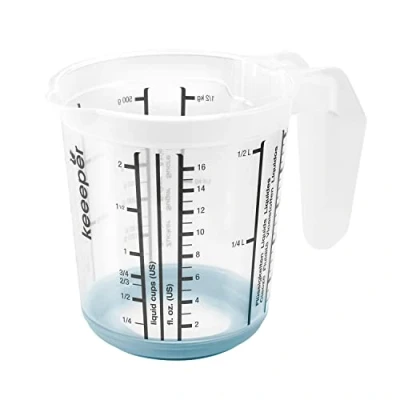 Image de keeeper Pichet Doseur avec Fonction Antidérapante, 500 ml, Massimo, Nordic Blue