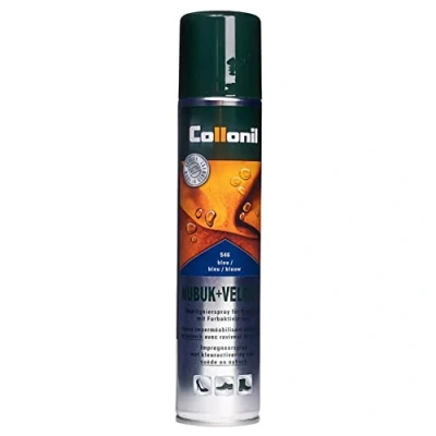 Image de Collonil Nubuk + Velour Spray, spray imperméabilisant et soin, 200 ml, Bleu