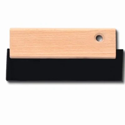 Image de ToolSpace Spatule en caoutchouc 150 mm à carrelage Gomme joint manche bois Outils pour faïence truelle Travail ergonomique