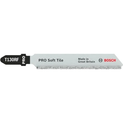 Image de Bosch Accessories Professional 3x Lames de Scie sauteuse T 130 RF Special for Ceramics (for Soft tiles, Accessoire sauteuse) Multicolore 5 15 mm