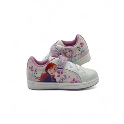 Image de Disney La Reine des Neiges Frozen Sneaker Chaussure Enfant à Scratch Idéale pour l&#039;École et l’Extérieur (FR002890, Système Taille Chaussures EU, de 2 5 Ans, Femme, Numérique, Moyen, 27)