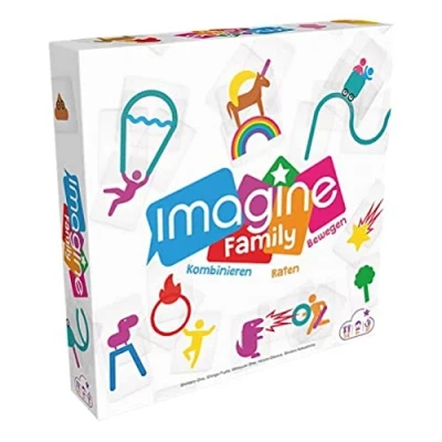 Image de Cocktail Games Asmodee Imagine Jeu Familial Allemand Multicolore, Coloré. COGD0007