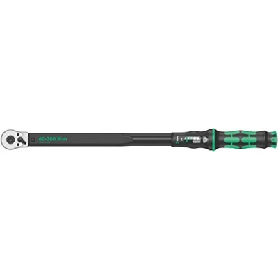 Image de Wera 05075623001 Clé dynamométrique à cliquet Click Torque C 4, 1/2&quot;, 60 300 Nm Vert