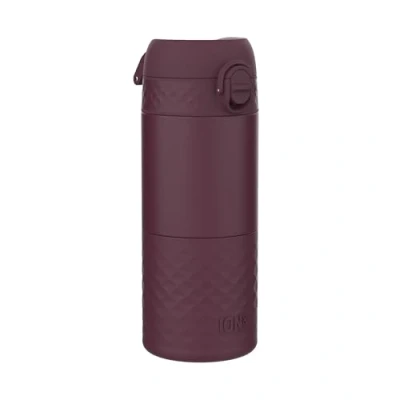 Image de Ion8 Tasse de Voyage Isotherme, Anti Fuite, Verrouillage Sécurisé, Sans Débordement en Déplacement, Couvercle Hygiénique, Facile à Nettoyer, Parfaite pour les Déplacements, Acier Inoxydable, Mûre