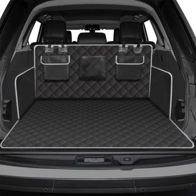Image de ARTQEDCC Housse Protection Coffre de Voiture pour Chien, Dacia Duster 2 2018 2023, Lavable, Durables, Facile à Nettoyer, Protege