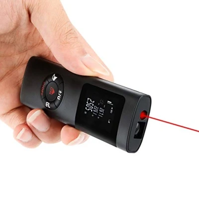 Image de Mesure laser, 40 m Télémètre laser avec batterie rechargeable au lithium, distance de mesure, calcul la surface, du volume