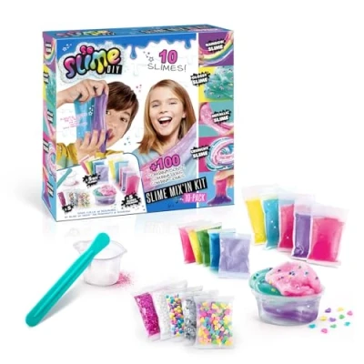 Image de Canal Toys So Slime Kit de Fabrication pour créer 10 Slimes Loisirs Créatifs DIY Enfant SSC 184 Multicolore, Multicouleurs
