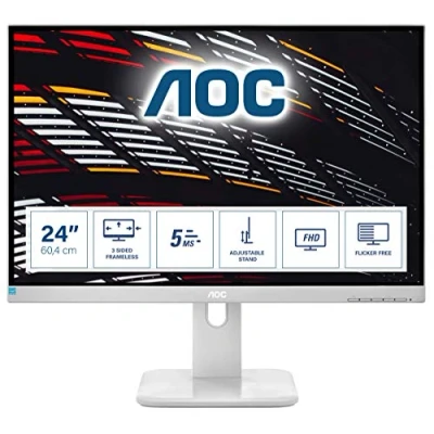 Image de AOC P1 24P1/GR LED Display 60,5 cm (23.8&quot;) 1920 x 1080 Pixels Full HD Gris