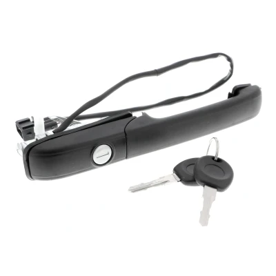 Image de VAICO V10 6185 Poignée de Porte avant gauche avec clé, cylindre fermeture noir EXPERT KITS + VOLKSWAGEN: Passat B3/B4 Break