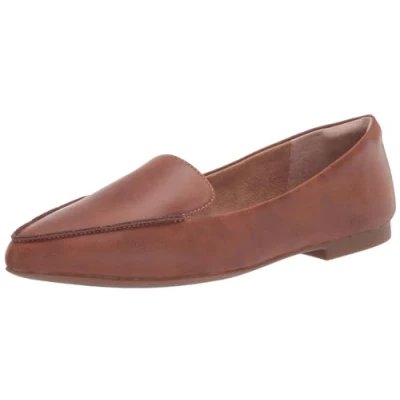 Image de Amazon Essentials Mocassin Femme, Brun Châtaigne Faux Cuir, 39 EU Large