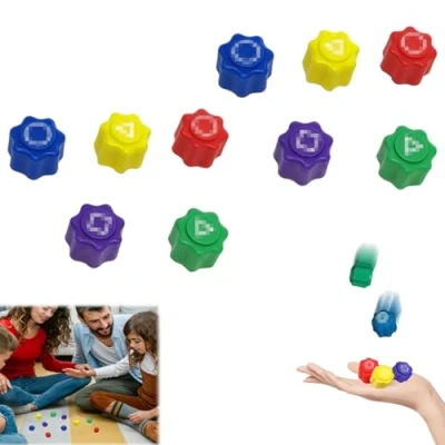 Image de Gxlaihly Jeu Traditionnel coréen, coréen Gong Gi, Gonggi, Gonggi Jack Stone Pebbles Set, Korean Game, pour Tous Les âges Adultes Enfant (10Pcs)