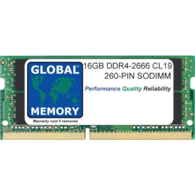 Image de GLOBAL MEMORY 16Go DDR4 2666MHz PC4 21300 260 PIN SODIMM MÉMOIRE RAM pour 27 Pouce Retina 5K iMac (2019)