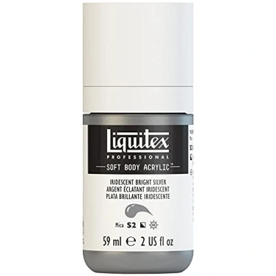 Image de Liquitex Professional Acrylique Soft Body 59ml Argent Iridescent