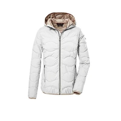 Image de G.I.G.A. DX Femme Veste matelassée à capuche/veste fonctionnelle hydrofuge GW 21 WMN QLTD JCKT, broken white, 34, 39845 000