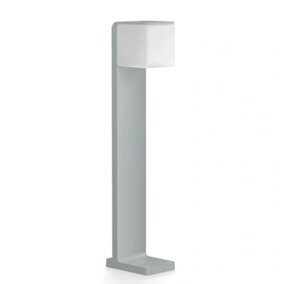 Image de Steinel Lampadaire GL 80 SC argent, lampe de jardin LED, détecteur mouvement 160, connectable au réseau, peut être utilisé via app