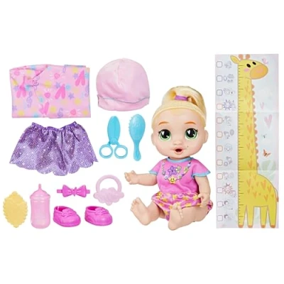 Image de Baby Alive Bébé grandit Lala GooGoo, Coffret poupée Interactive