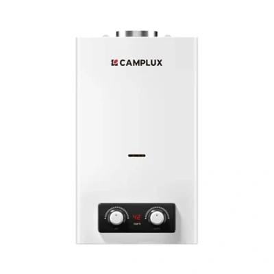 Image de CAMPLUX BD300 Chauffe Eau à Gaz Indoor 11L/min, Bas NOx/ErP, Butane (28 30 mbar)/ Propane (37 mbar), 3V, 22 kW, Chambre Scellée