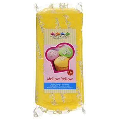 Image de FunCakes Pâte à Sucre Jaune 1 kg