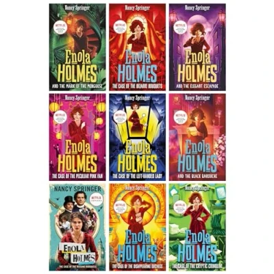 Image de Enola Holmes 9 Books Collection Set (The Case of the Missing Marquess, Left Handed Lady, Bizarre Bouquets, Peculiar Pink Fan &amp; 5 More)