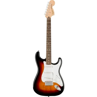 Image de Fender Affinity Series™ Stratocaster®, Laurel Fingerboard, White Pickguard, 3 Color Sunburst