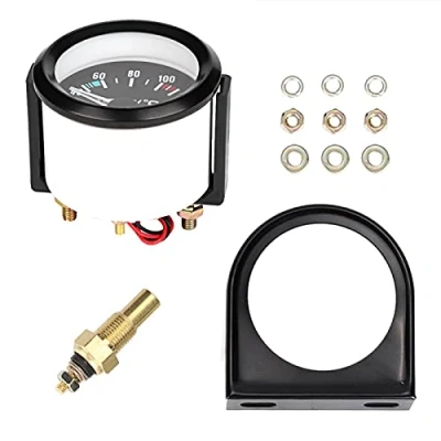 Image de EBTOOLS pour manometre temperature eau 106 gauge for car jauge de température l&#039;eau, outil universel d&#039;instrument l&#039;eau numérique LED camion voitu