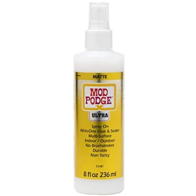 Image de Mod Podge Ultra Matte 8 oz. Colle et scellant Tout en Un, Claire, 8floz/236ml, Set de 236 Pièces