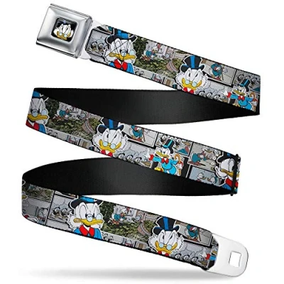 Image de Buckle Down Ceinture de sécurité Scrooge Mcduck XL, Multicolore, X Large Mixte