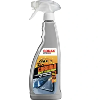Image de SONAX CARAVAN Nettoyant pour acrylique + verre (750 ml) nettoie en douceur sans laisser de traces Réf: 07384000