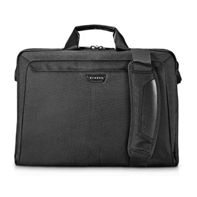 Image de Everki Lunar Sacoche pour ordinateur portable jusqu&#039;à 18,4 pouces (46,7 cm) avec compartiment dossiers et accessoires, languette trolley extérieur imperméable, noir