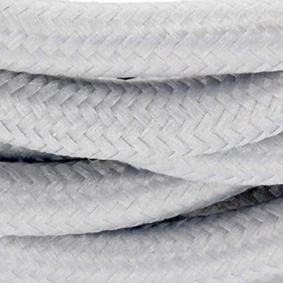 Image de Cordon Textile avec Interrupteur 2m Gris