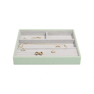 Image de Stackers Boîte à bijoux classique Vert sauge Taille M