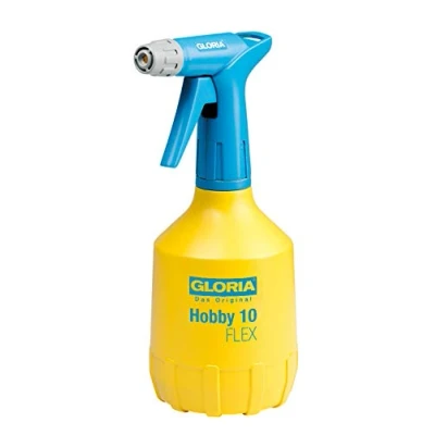 Image de gloria Hobby 10 Flex, pulvérisateur à gâchette 1L, Main AV. buse réglable &amp; Pompe de précision Double Action, pulvérisation 360 , p. l’Entretien des Plantes la Maison, Jaune