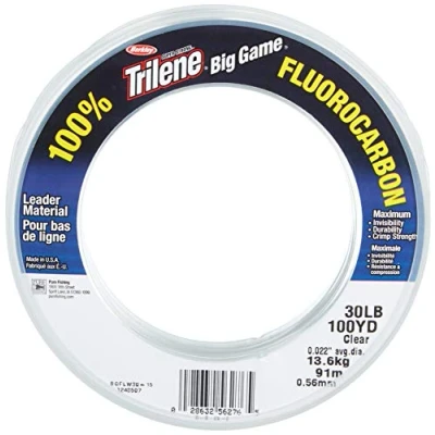 Image de Berkley Big Game Fluorocarbon Leader 0,56mm 15kg 90m Clear Fluorocarbone