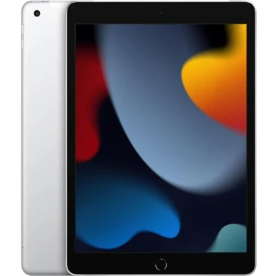 Image de 2021 Apple iPad (10,2 pouces, Wi Fi + Cellulaire, 256 Go) Argent (Reconditionné)