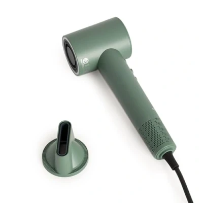 Image de CREATE/ION STYLER/Sèche cheveux ionique vert sauge/Technologie Frizz Free, 2 températures, fonction air froid, vitesses, technologie ions négatifs, 1800W