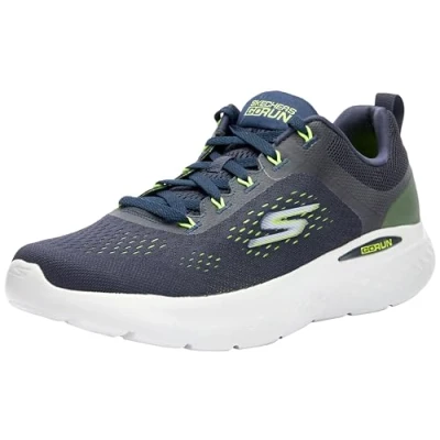 Image de Skechers Performance GO RUN LITE Chaussures de course navy/lime, Homme, Taille: 41, Navy/lime Textile