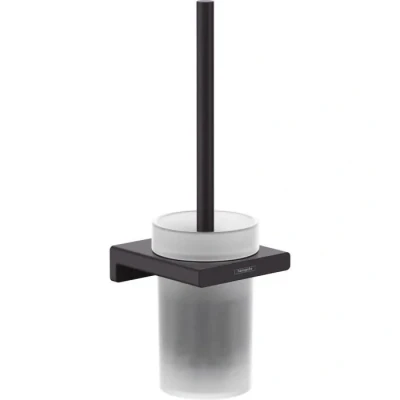 Image de hansgrohe AddStoris Porte brosse WC mural, noir mat, 41752670