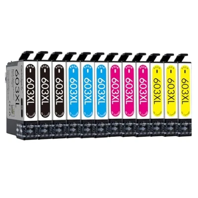 Image de Cartridgeify 603 XL Compatible avec Cartouches Epson 603XL Multipack (12 Pack), pour Expression Home XP 2100 2105 3100 3105 3150 4100 4150, Workforce WF 2810 2830 2850