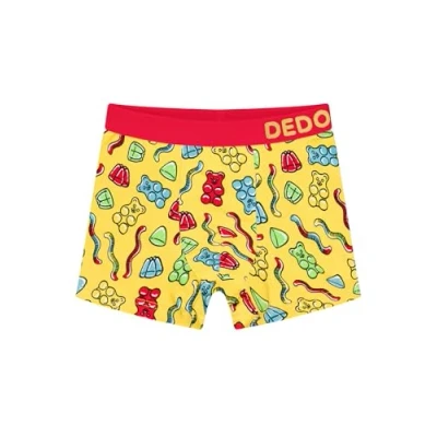 Image de Dedoles Boxer Homme &amp; Garçon sous vêtements Caleçon Coton Beaucoup Designs Amusants, Couleur: Jaune, désign: Oursons en Bonbon (garçon), Taille: 4 6 Ans